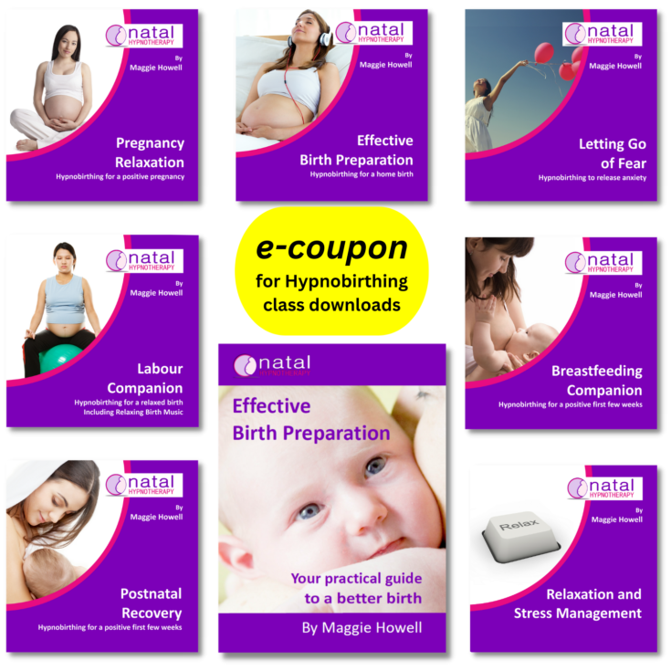 e Coupon for Hypnobirthing digital pack